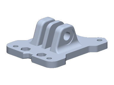 MANTA 6 — 6 inch Manta Go Pro mount