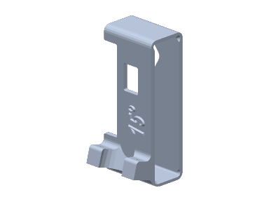 Naked camera-15° camera mount