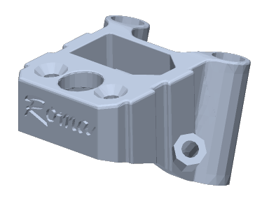 Roma Roma F35 F4 universal part — F35 F4 SMA+XT60 mount