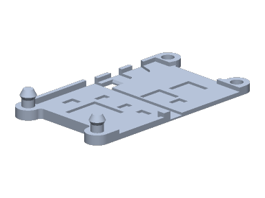 Crossfire Diversity Nano RX holder prototype