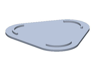 18650 3s triangle end cap v1