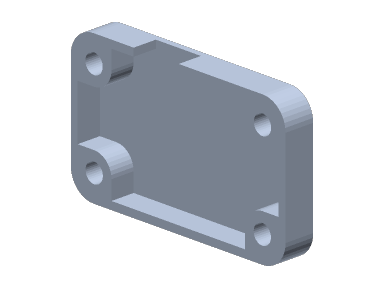 Mico Air MTF-01 Optical Flow Lidar Sensor lower shell