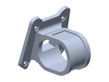 Explorer&HEXplorer_LR4_STL_File Explorer&HEXplorer_LR4_STL_File_GOPRO Mount — Explorer&HEXplorer LR4 STL File Insta 360 go Mount