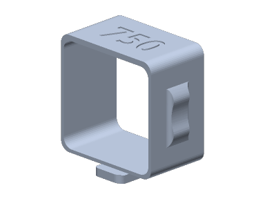 Flylens 85 — TPU FLYLENS 85 2S 750mah BAT MOUNT