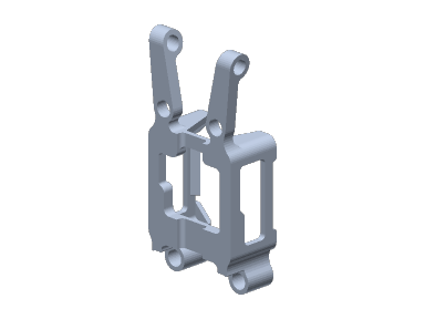 Aura_Freestyle_V2_Frame_TPU — AURA-Freestyle DJI O3 915 Receier Mount