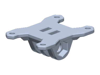 TITAN Series — TITAN XL5 GoPro Bottom Stand TPU