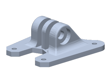 Kayoudur 5 HD Camera mounts (GoPro etc) — KD-F Universal Mount