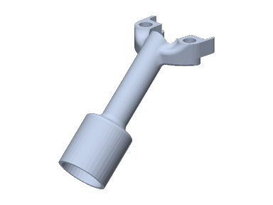 Valkyrie DJI O3 unit mount — o3-mount-top-rear-renforce