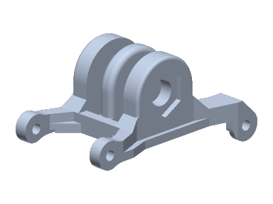 BEE25 — BEE25 Aluminum Alloy Standard Camera Mount(TPU-95A,M5 Mounting Hole,M2×8)