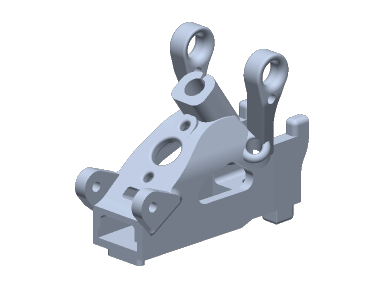 Bee35 — 35-2 Rear Antenna and GPS Mount