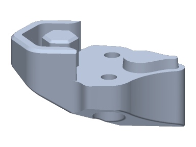 Master 5 V2 — 3D printed arm protective foot
