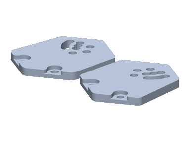 Master 5 V2 — Camera side plate L+R