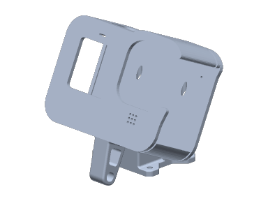Jeno_5.1 TPU Action Cam mounts — JeNo GoPro 9 10 11 25deg