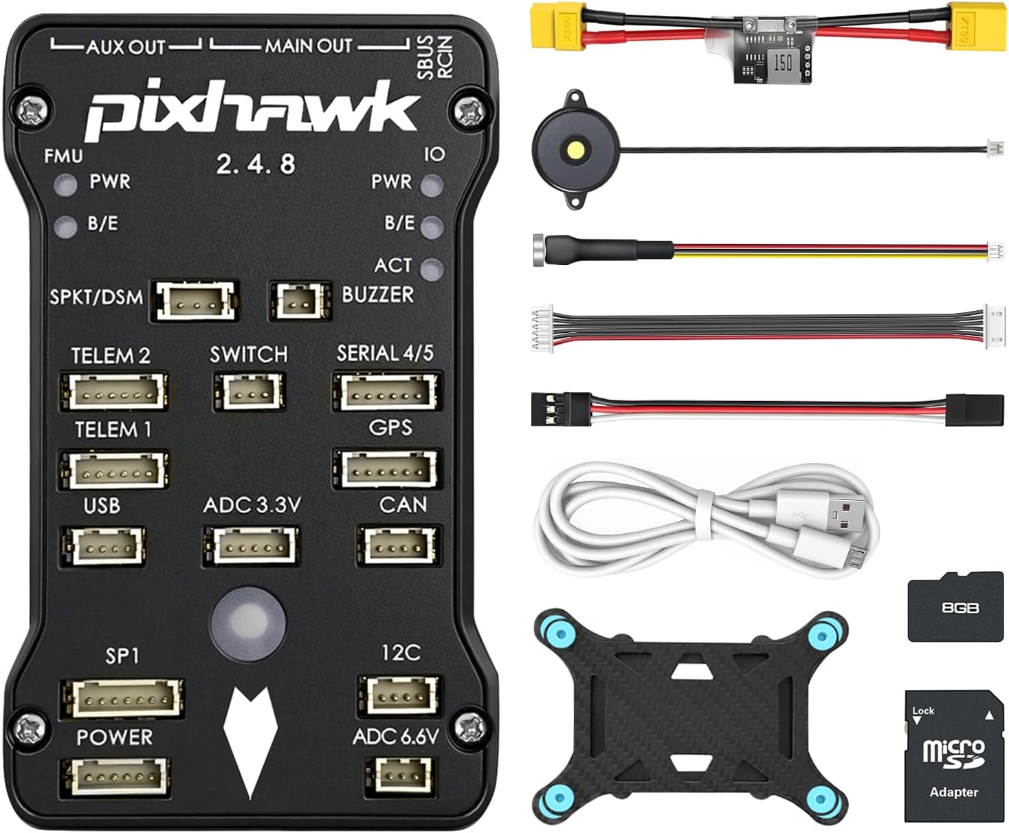 HAWK'S WORK Pixhawk 2.4.8 Autopilot Kit (no GPS)