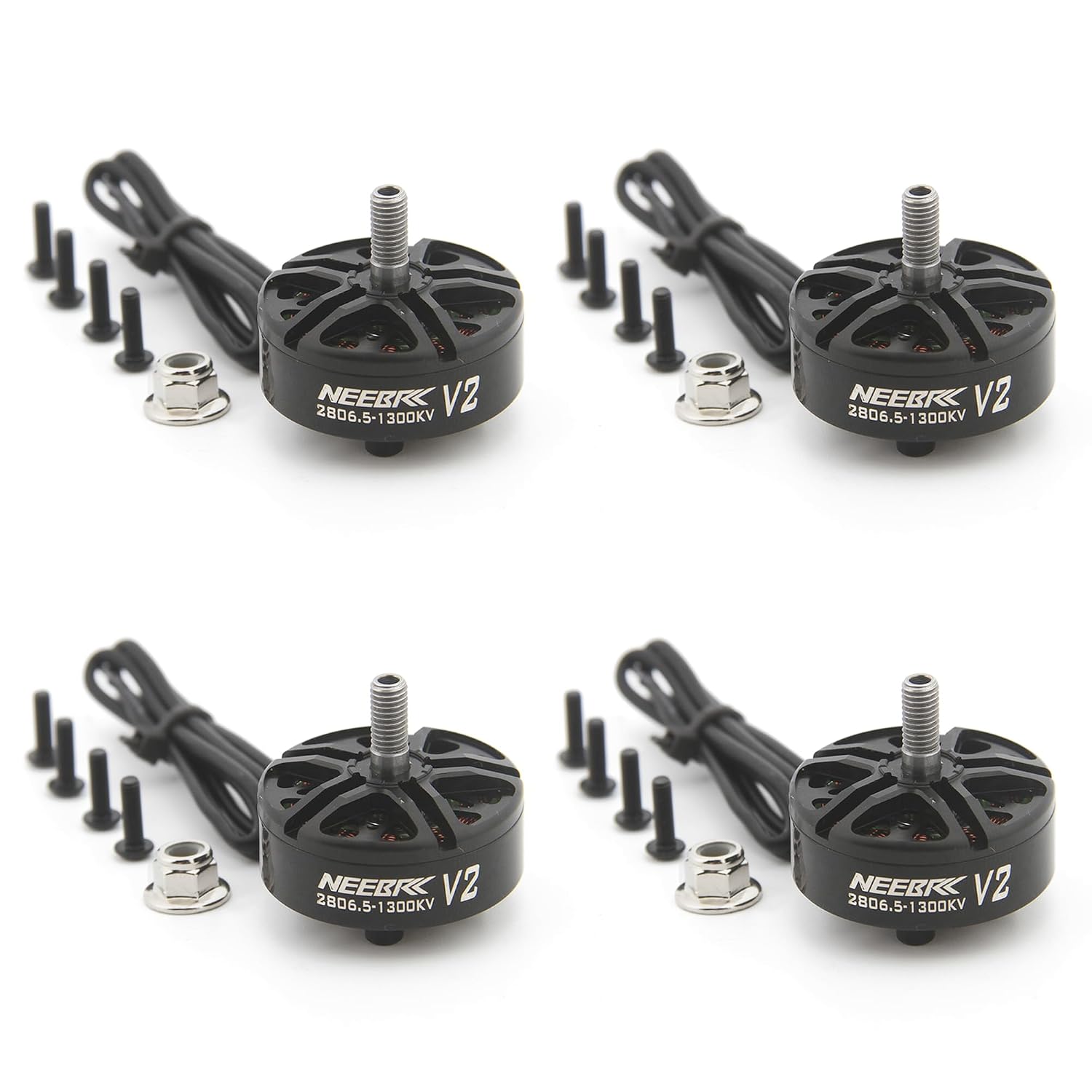NEEBRC 2806.5 1300KV Brushless Motor (4-pack)